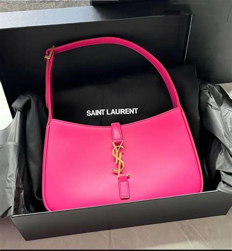 ysl pink fur bag|ysl pink pouch.